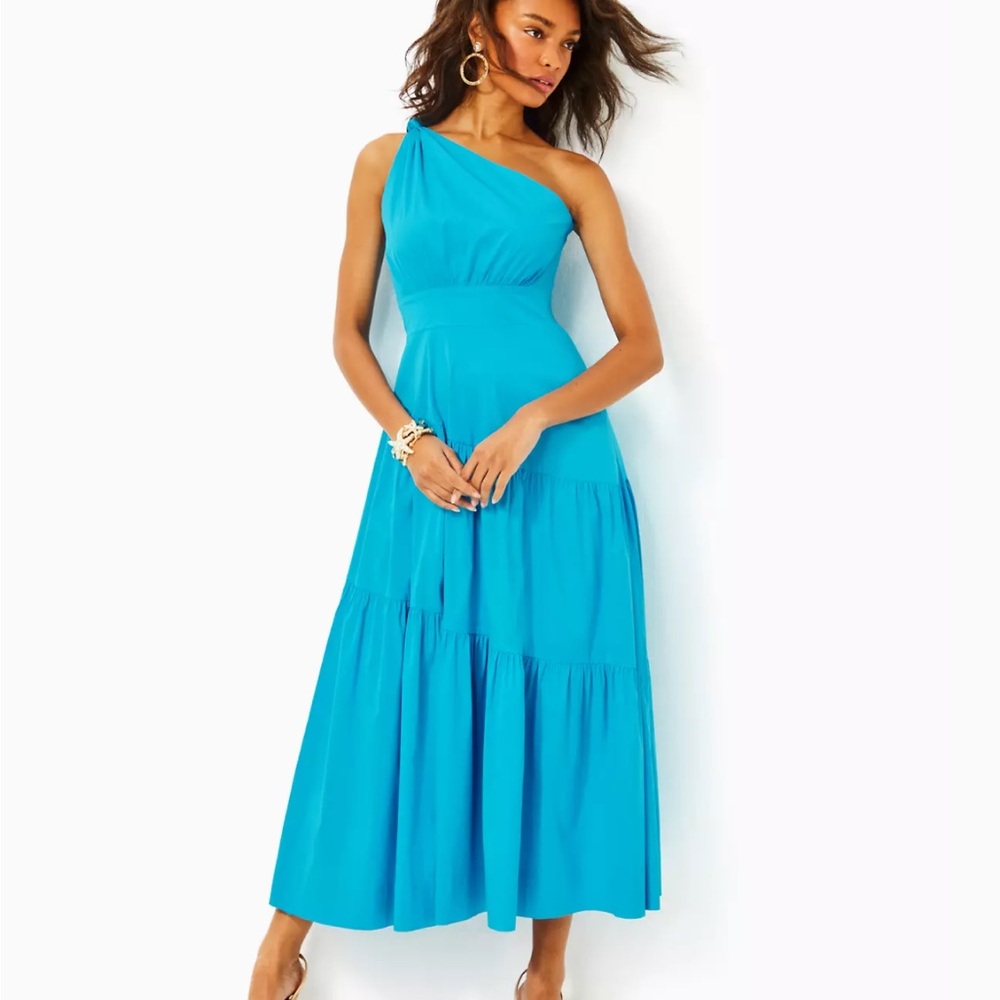 Lucilyn One-Shoulder Maxi Dress